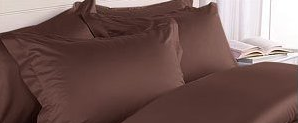 choco colored beddings